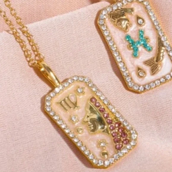 NWOT - Virgo Zodiac Constellation Necklace ♍️✨💫 - Picture 1 of 7